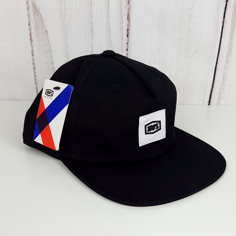 100% Brand Black Badge Of Honor Snapback Cap Hat Lincoln 20088-001-01 Mens